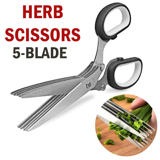 Herb Scissors With 5 Blades