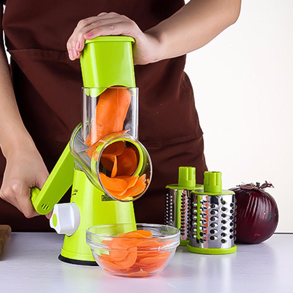 Round Mandoline Vegetable Cutter