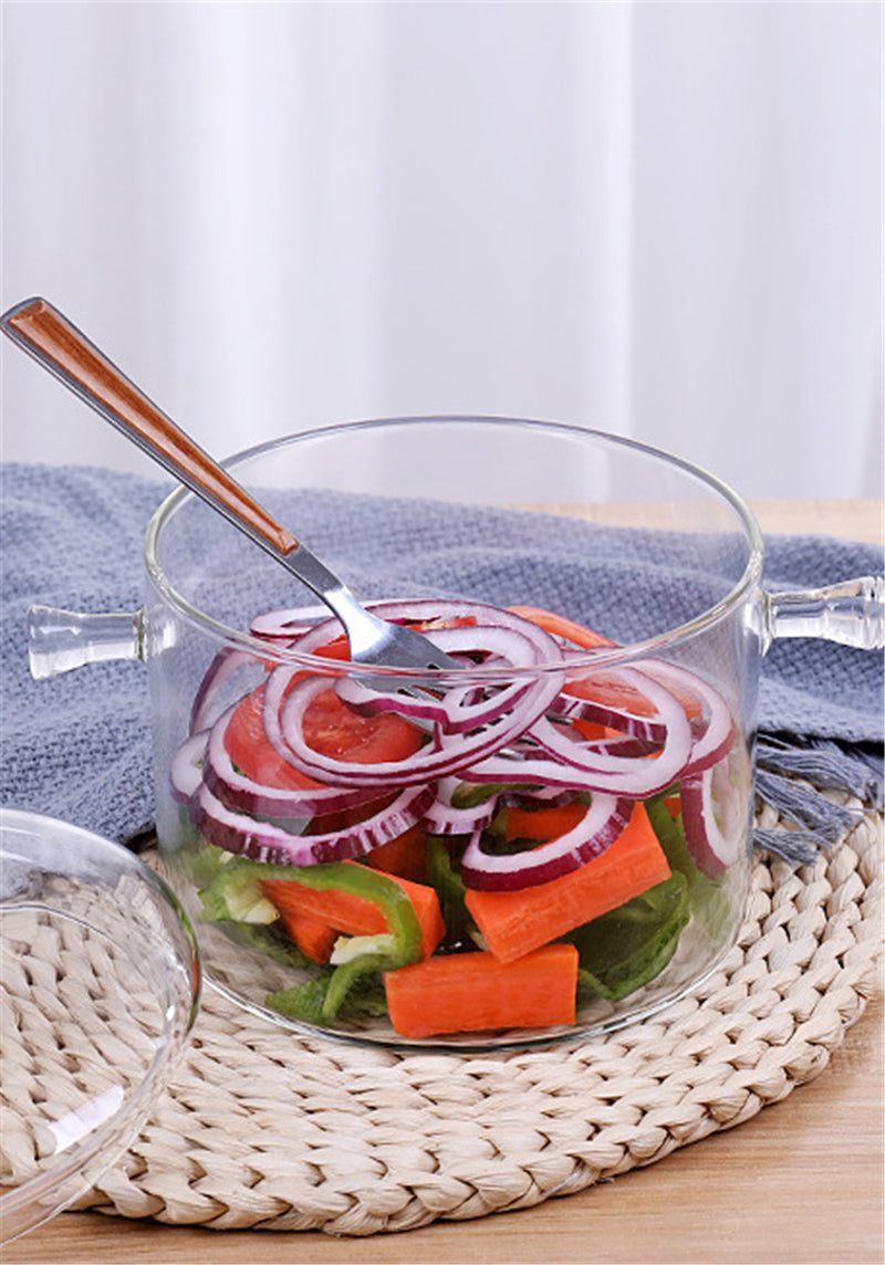 Transparent Glass Soup Pot