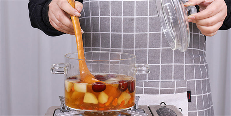 Transparent Glass Soup Pot