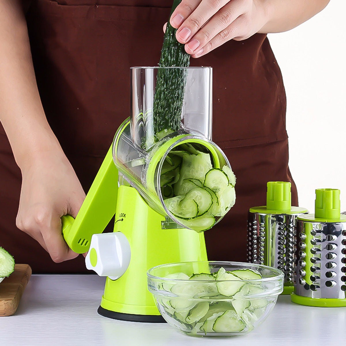 Round Mandoline Vegetable Cutter