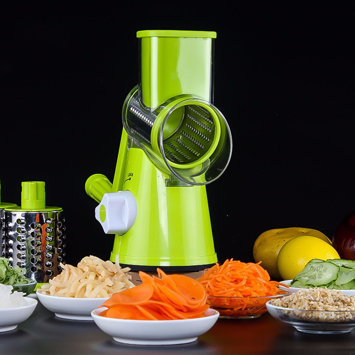 Round Mandoline Vegetable Cutter