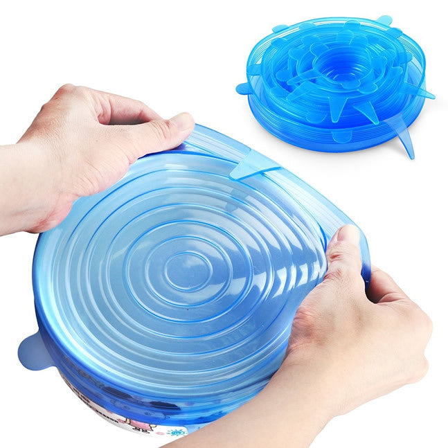 Silicone Stretch Bowl Covers Set