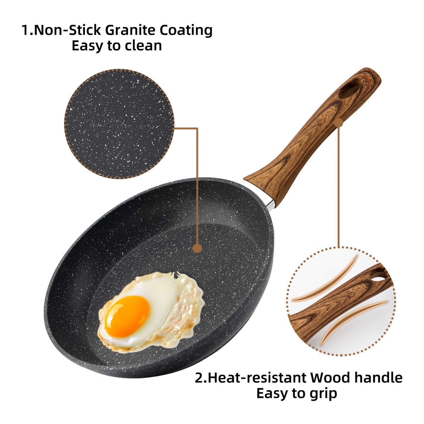 3-Piece Frying Pan Set